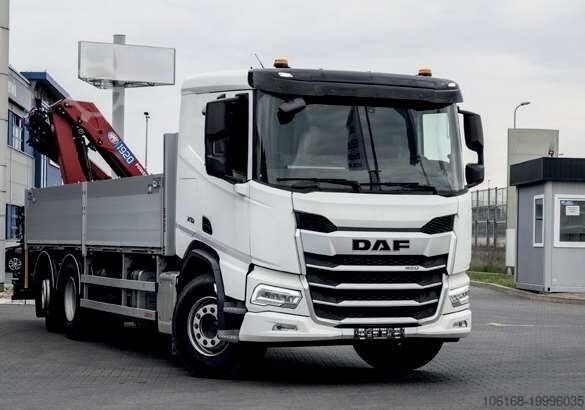 Краны с платформой DAF XD 450 FAN 6X2 Pritsche Kran HMF