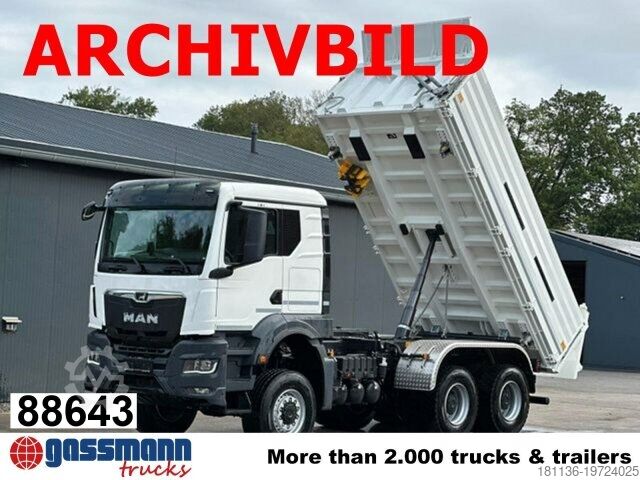 Самосвал MAN TGS 26.470 6x6 BB, Hohe Bauart,  Bordmatik