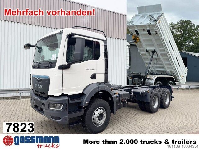 Самосвал MAN TGS 33.440 6x4 BB, Alu-Bordwände, mehrfach