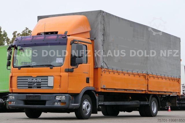 Бортовой грузовик с тентом MAN TGL 12.210 Pritsche Plane Bordwände LBW