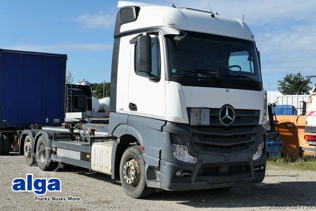 Крюковой мусоровоз MERCEDES-BENZ 2543 L Actros 6x2, Meiler RK 21.70, Lenk-Lift