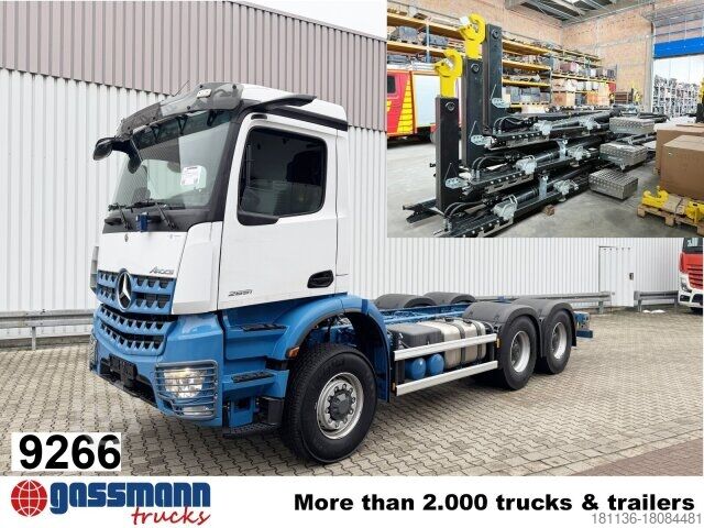 Крюковой мусоровоз Mercedes-Benz Arocs 2651 L 6x6, HydroDrive, MirrorCam,