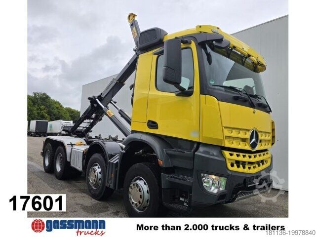 Крюковой мусоровоз Mercedes-Benz Arocs 4142 B 8x4/4, Grounder, MultimediaCockpit,