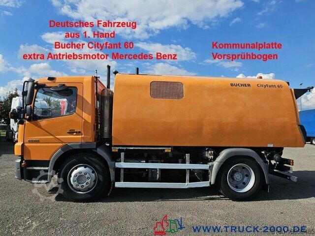 Подметальная машина Mercedes-Benz Atego 1518 Bucher Cityfant60 mit Separat Motor