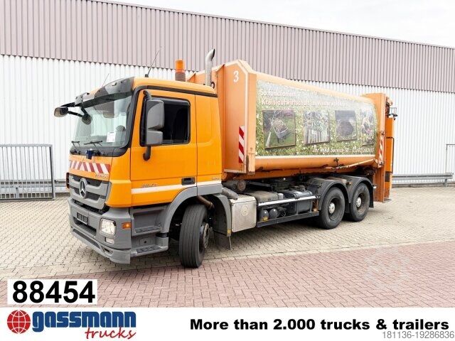 Мусоровоз Mercedes-Benz Actros 2641/48 L 6x4, Seilabroller, Haller Lotos,