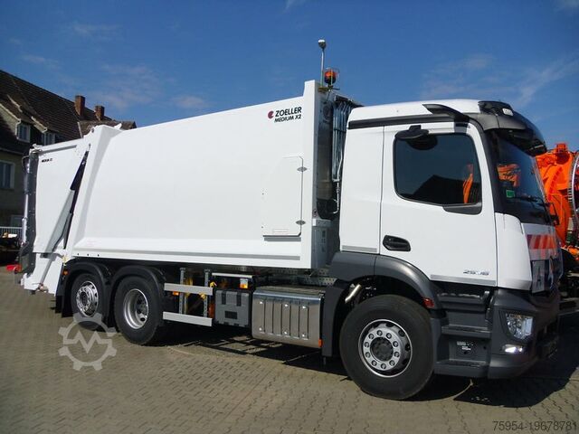 Грузовик для перевозки мусора Mercedes-Benz Actros 2536 L 6x2 / Zöller Medium X2 22
