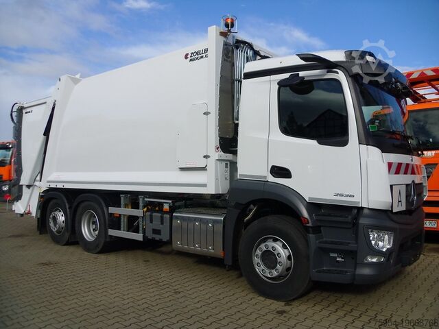 Грузовик для перевозки мусора Mercedes-Benz Actros 2536 L 6x2 / Zöller Medium X2H 24