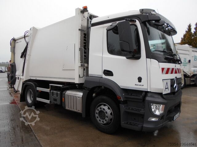 Грузовик для перевозки мусора Mercedes-Benz Antos 1833 L 4x2 / Faun Variopress 516