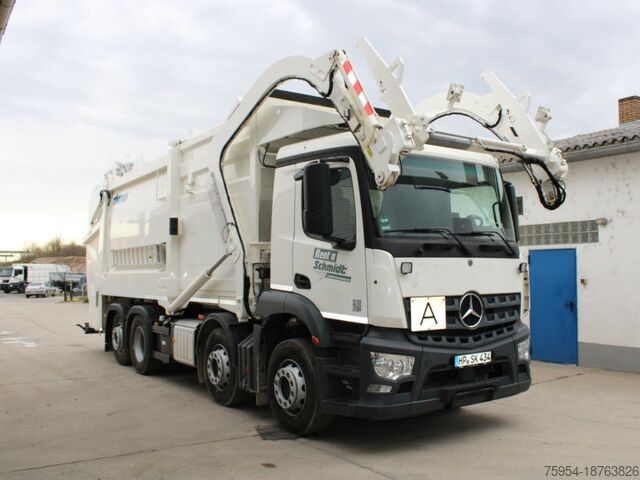 Грузовик для перевозки мусора Mercedes-Benz Arocs 3236 L 8x2-4 / Hillend EHP 7000