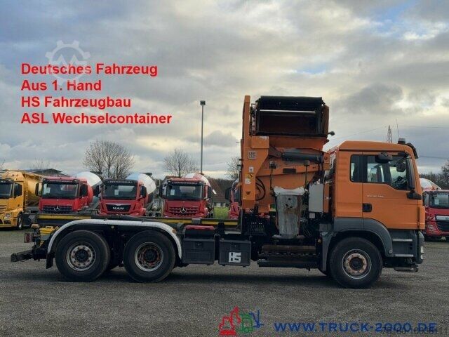Мусоровоз MAN TGS 26.320 HS Fahrzeugbau ASF Wechselcontainer