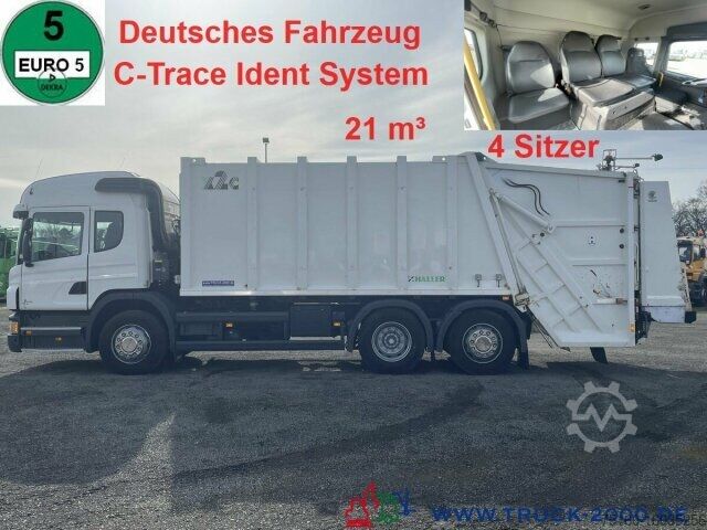 Мусоровоз Scania P320 Haller 21m³ Schüttung C-Trace Ident.4 Sitze