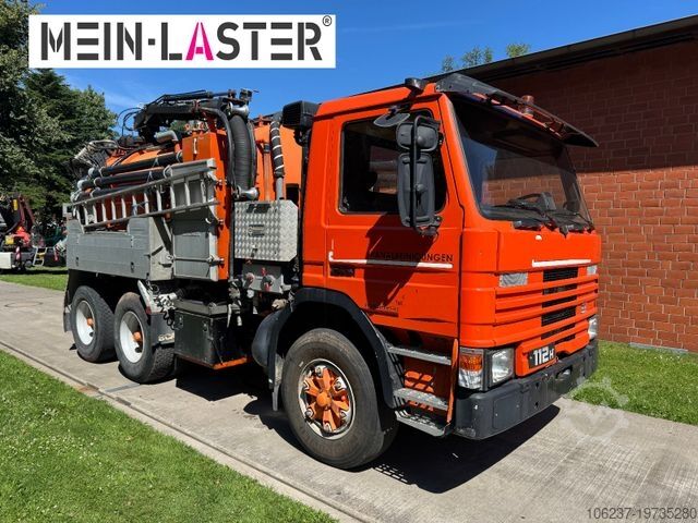 Вакуумная автоцистерна SCANIA 112 6x4 Saug Spül Kombi Kaiser Top Zustand 6x4