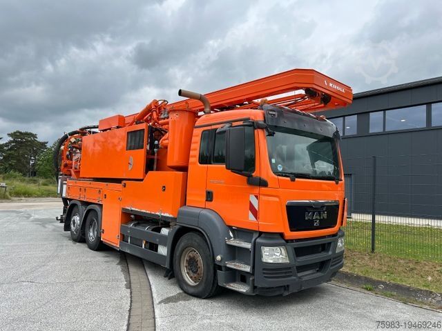 Вакуумная автоцистерна MAN TGS 26.440  6x2/KROLL Wasserrückgewinner WRS2