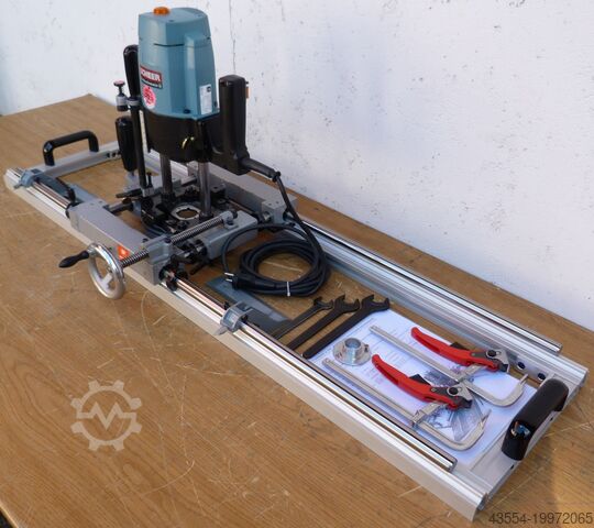 фрезерный станок для тетивы лестницы фрезерный станок для лестницы SCHEER m Lieferung n D und in EU TW 4-2 mit Oberfräse HM 18 TOP ZUSTAND