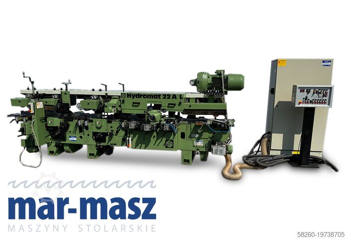 Четырехсторонний мокрый рубанок WEINIG Hydromat 22 AL na 8 głowic