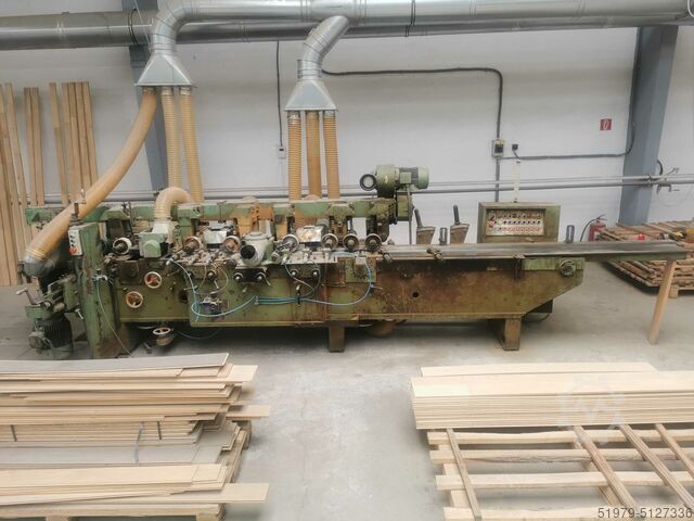 Тяжелый четырехсторонний строгальный станок с 6+1 шпинделем WEINIG Unimat 17