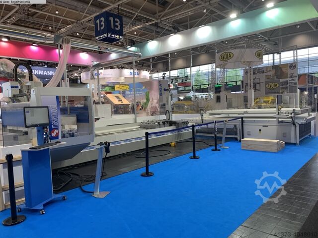 Обрабатывающие центра окна & двери с ЧПУ MASTERWOOD 4 Win mit Beladung - Video -