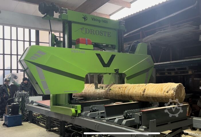 Стационарная ленточная пила для бревен Droste Schärftechnik VBS1400