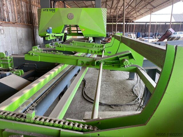 комплектная пилорама (стационарная) Mebor 1200 plus +vr900 Complete line//ZERO hours working