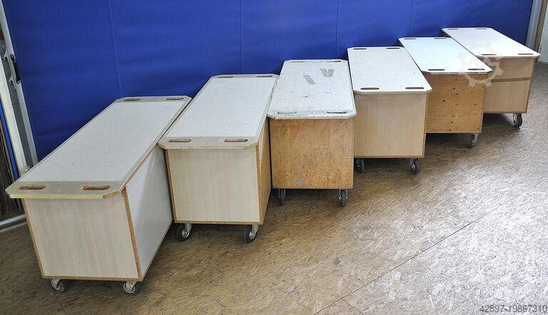 Транспортная тележка, ручные тележки Eigenbau 6 Stück Möbelwagen, Transportwagen