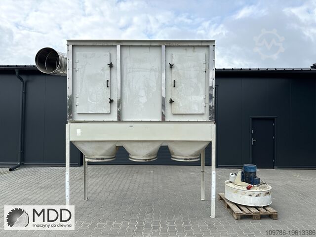 Стружкоотсос с 3 мешками MAPELLI 5,5 кВт MAPELLI 5,5 kW