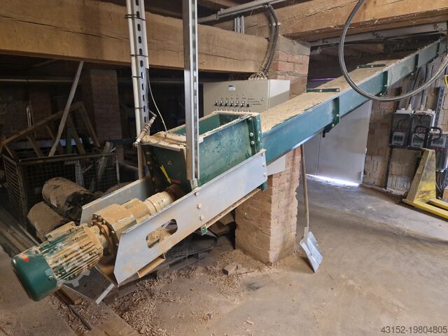 винтовой конвейер для древесной щепы SCHUKO Förderschnecke