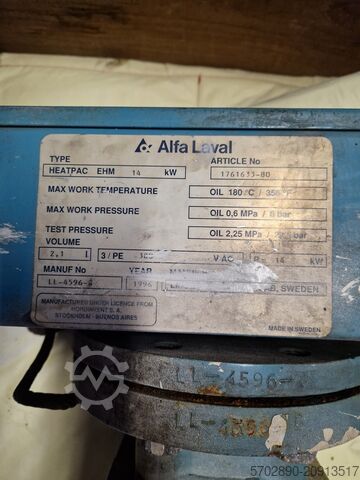 сепаратор Alfa Laval Heatpac EHM 14kw  ART nr 1761633-80
