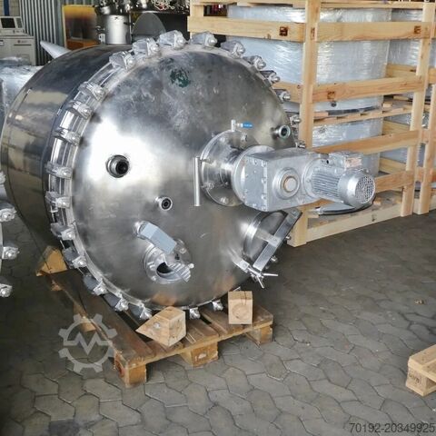Нагреваемый/охлаждаемый сосуд под давлением объемом 1333 литра, изготовленный из V4A Diessel 7763