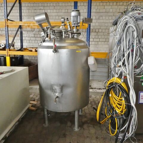 650-литровый нагреваемый/охлаждаемый напорный бак из V2A B.V. SPECIAAL ROESTVRIJSTAAL-INDUSTRIE 7799