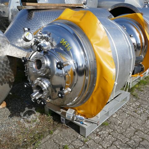 885-литровый нагреваемый/охлаждаемый напорный сосуд из V4A с магнитной мешалкой и тензодатчиками MAVAG Verfahrenstechnik AG 9678