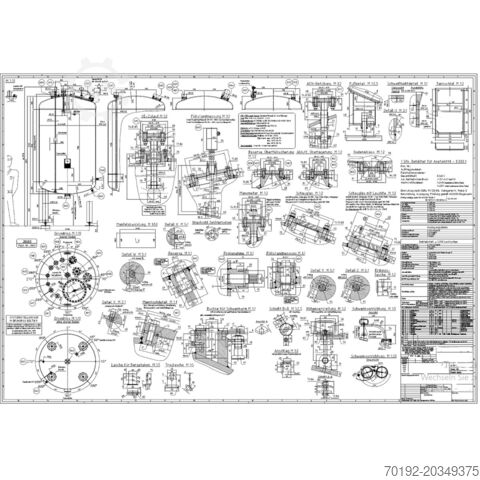 Подогреваемый напорный сосуд 3535 литров из нержавеющей стали V4A  K0092