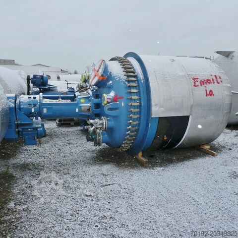 Эмалированный реактор technoglass на 8250 литров, модель 6300 technoglass spa 8132