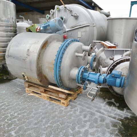 1345-литровый нагреваемый/охлаждаемый сосуд высокого давления из V4A Kleiser und Lösch 8135