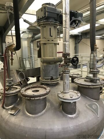 Реактор объемом 10 875 литров с возможностью нагрева/охлаждения с якорной мешалкой из нержавеющей ст Schleifenbaum & Weber 8139