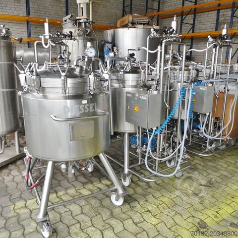 Нагреваемый/охлаждаемый резервуар объемом 280 литров, изготовленный из V4A Diessel 8140