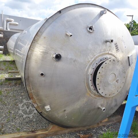 Охлаждаемый напорный бак 11 424 литра / стерильный резервуар из нержавеющей стали V2A ALFA-LAVAL 9205