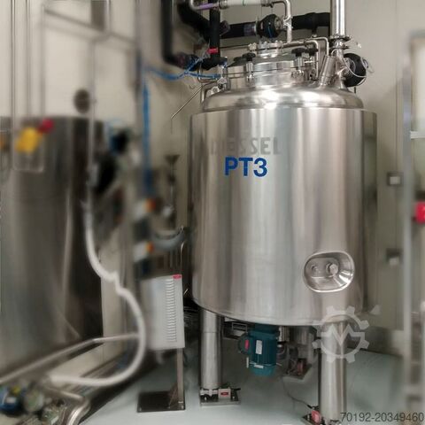 1100-литровая нагреваемая/охлаждаемая емкость высокого давления из V4A с магнитной мешалкой Diessel 9212