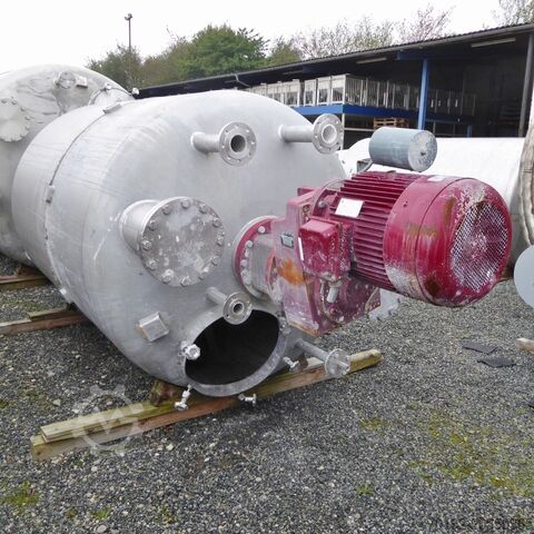 Бак для агитации объемом 6779 литров из V2A с жидкостной мешалкой мощностью 37 кВт  6193