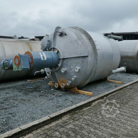 Бак-мешалка объемом 17200 литров из V2A с взрывозащищенной балочной мешалкой мощностью 27 кВт Hagemann 7083