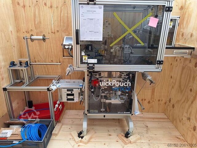 Автоматическая упаковочная машина Quickpouch Form-Fill-Seal с принтером Videojet Dataflex для Quickp Quickpouch 