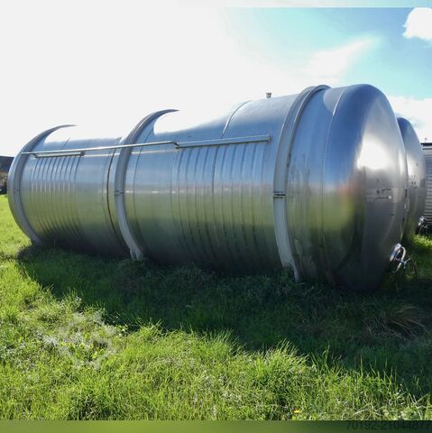 53 000-литровая горизонтальная ёмкость из V2A с возможностью нагрева и охлаждения. Hinke B0115