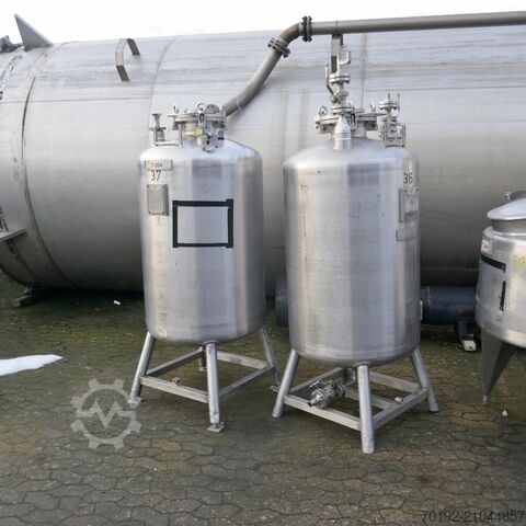 Герметичный бак 640 литров из V4A  B0119