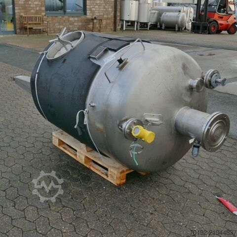 1500-литровый изолированный напорный сосуд из V2A Behälter KG Bremen B0121