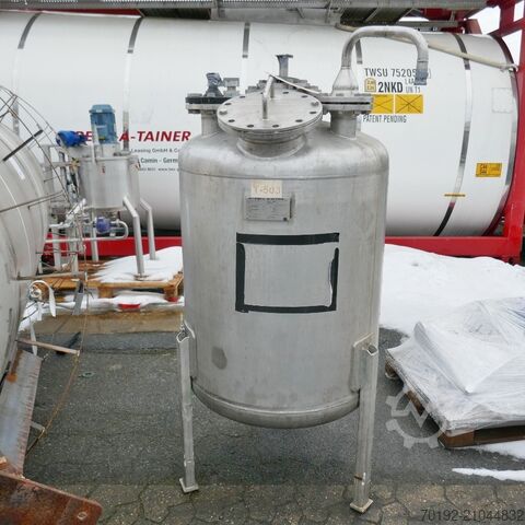 530-литровый напорный бак из V4A INOX - MAURER AG B0123