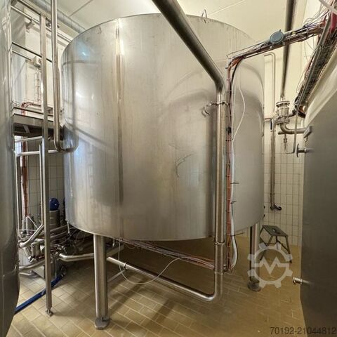 10 000 литровый изолированный мешающий резервуар из нержавеющей стали V2A с балочным мешалкой. Fimatec B0130
