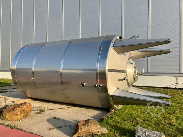 Охлаждаемый стерильный напорный резервуар 32 300 литров из V2A (нержавеющая сталь). Thrun Maschinen- und Behälterbau B0072