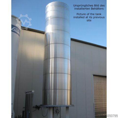 Неиспользованная термостатируемая ёмкость под давлением V2A объемом 10 000 литров для криогенных жид  9162