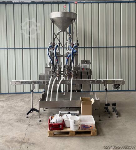 4-головочная объемная наполнительная машина Nova-Socimec NS 574/4