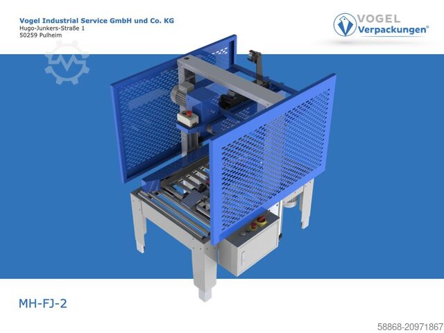 Машина для запечатывания коробок Kartonverschließer für versch. Größen MH-FJ-2 automatische Kartonanpassung