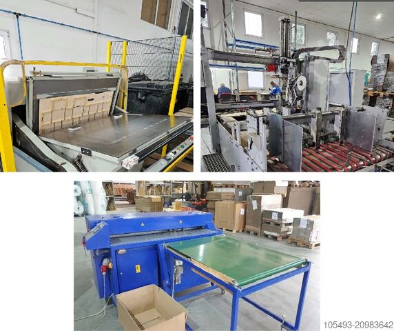 Производитель коробок, тигельный пресс, клеевая машина Stanztiegel TMZ /Boxmaker PP /GLUE BTM KONVOLUT